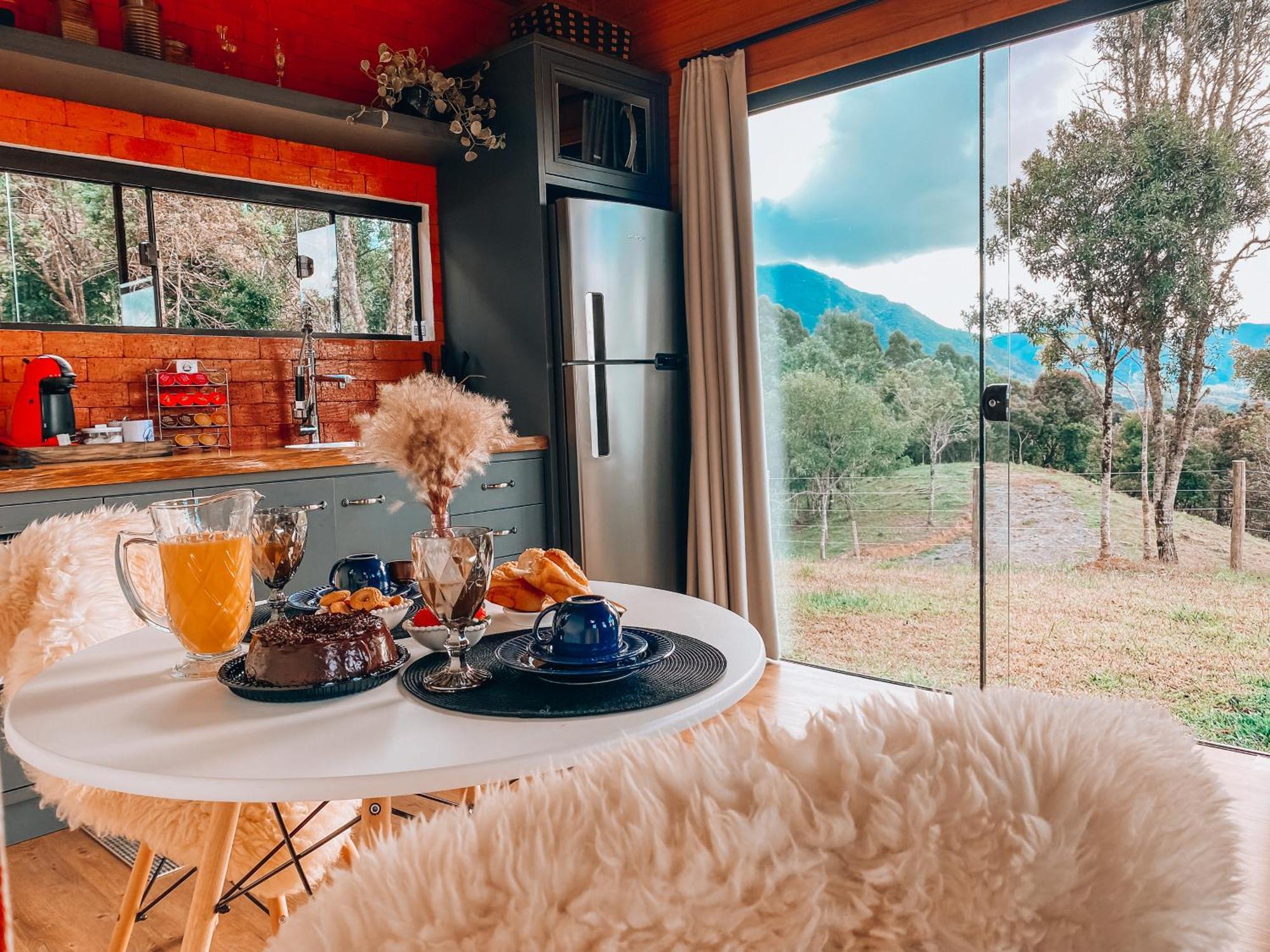 Cabana Romantica Na Serra Com Hidro, Lareira, Lagos E Trilhas Villa Bom Retiro  Dış mekan fotoğraf